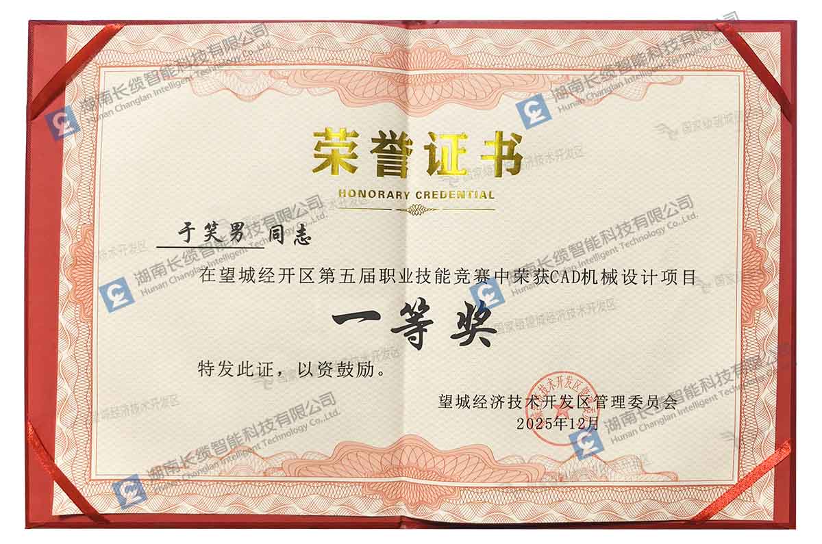 技耀望城，载誉而归！合乐HL8智能斩获经开区职业技能竞赛一等奖！于笑男